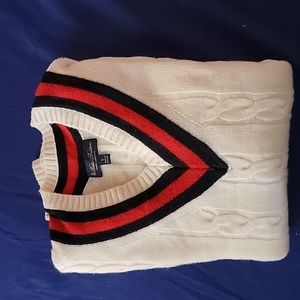 Brooks Brothers red fleece sweater size s men's